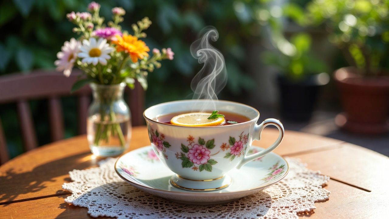 Jeda Siang dengan Teh yang Menenangkan